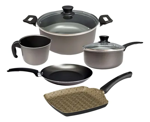 comprar Set 5 Piezas Panelux Cacerola Olla Sarten Bifera Jarro Bz3