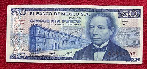 Billete 50 Pesos Juárez, Doble Serie