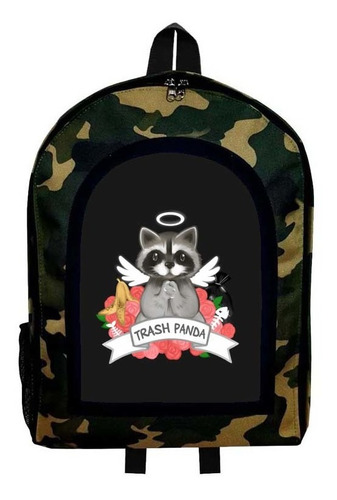 Mochila Camuflada Rocket Racoon Nueva Colección Modelo 75