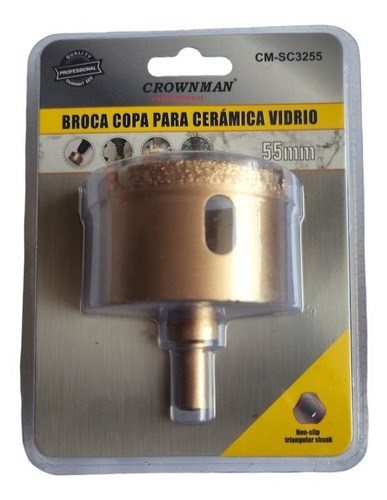 Sierra Broca Copa Para Cerámica Vidrio 55mm