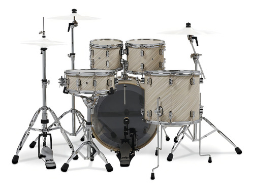 Batería Acústica Concept Maple 5 Pdcm2215wh-ti Pacifi Color Color Beige