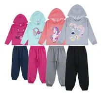 Comprar Combo 4 Conjuntos Moletom Infantis Feminino De Inverno Frio
