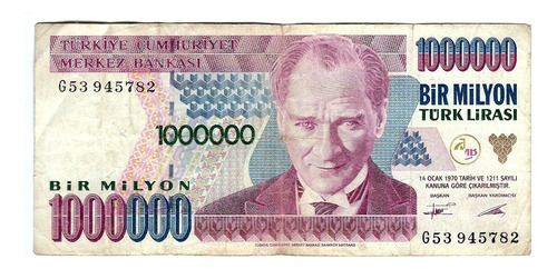 Turquía - Billete 1.000.000 Liras Turcas 2002 - G53 945782