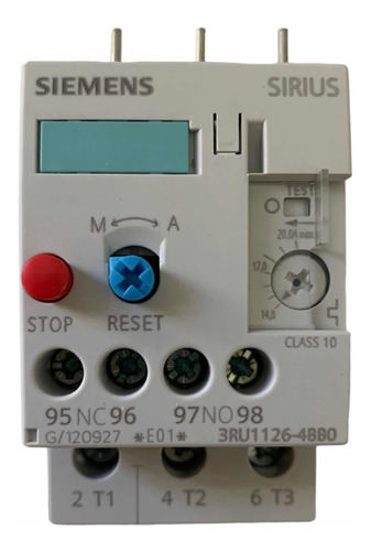 Rele Térmico De Sobrecarga 14 A 20 Amp 3ru1126 Siemens