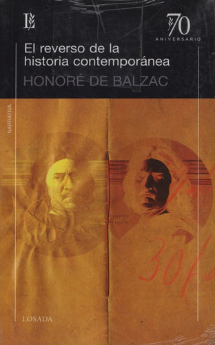 El Reverso De La Historia Contemporanea - Honore De Balzac, de de Balzac, Honoré. Editorial Losada, tapa blanda en español