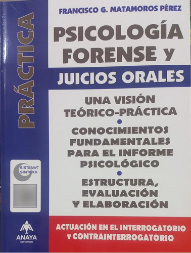 Psicologia Forense Y Juicios Orales 