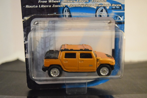 Hummer Hf Doble Cabina Dorada Maisto 1/64 C/blister