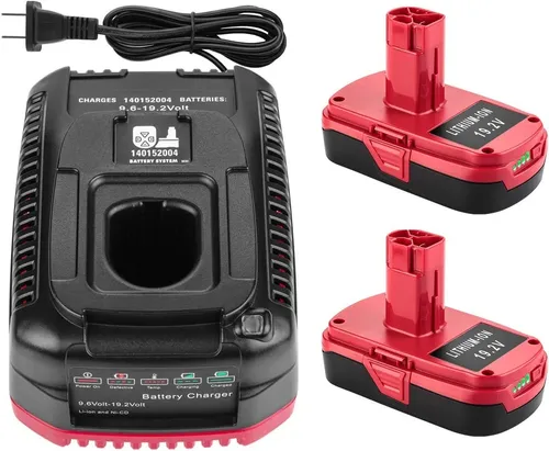 Set 2 Bater as Repuesto 3000mah Cargador 19.2v Craftsman
