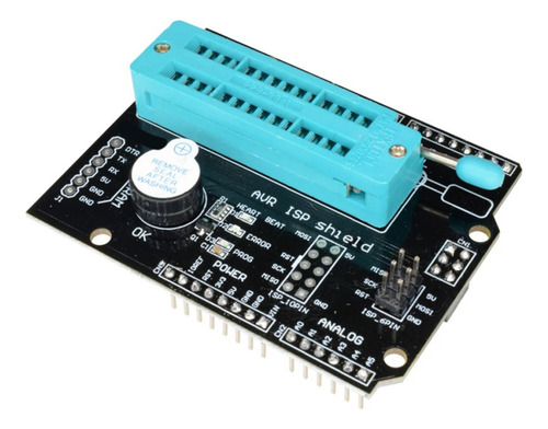 Placa De Expansión Avr Isp Universal Programmer Shield Burni