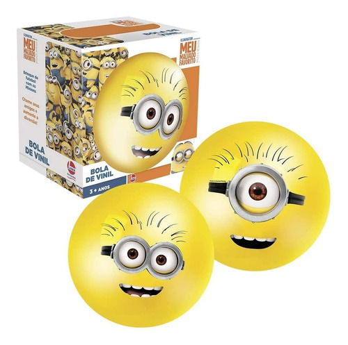 Bola Vinil Infantil Minions Meu Malvado Favorito Lider 2793