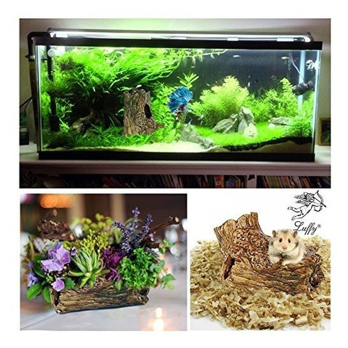 Sungrow Betta Fish Log, 4.9x3.3x2.8 Pulgadas De Decoracion D