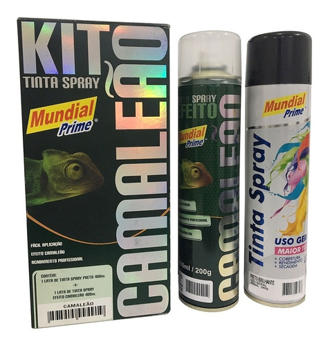 Pintura Aerosol Kit Color Camaleon Bici Moto Auto .x400ml