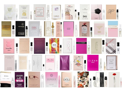 Set De Muestras De Perfume De Diseño Lote X 12 Viales De Mue