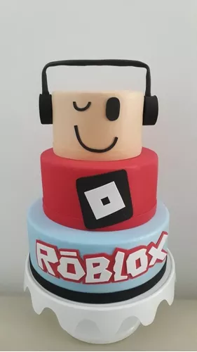 Bolo cenográfico Roblox