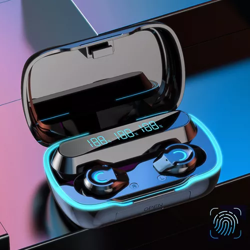 Auriculares Inalámbricos Bluetooth Deportivos Tws Led Uv