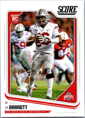 2018 Puntuación 423 J.t. Barrett Ohio State Buckeyes Nm-mt N