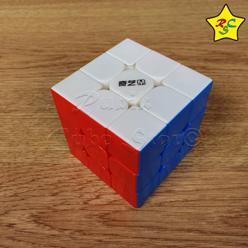 Qiyi 3x3 Ms M Cubo Rubik Magnetico Profesional Stickerless