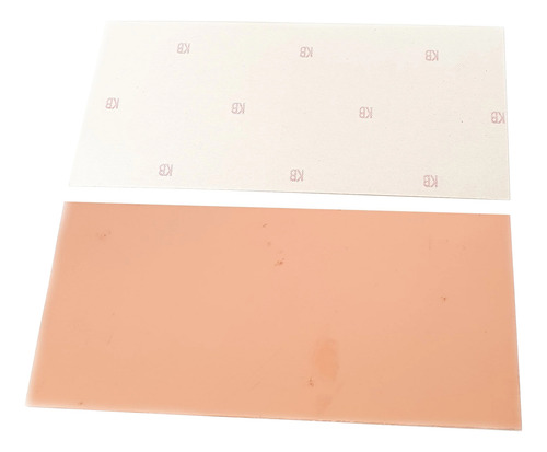 Placa Plaqueta Fenolico 10x5 Simple Faz Cobre Pcb Pertinax