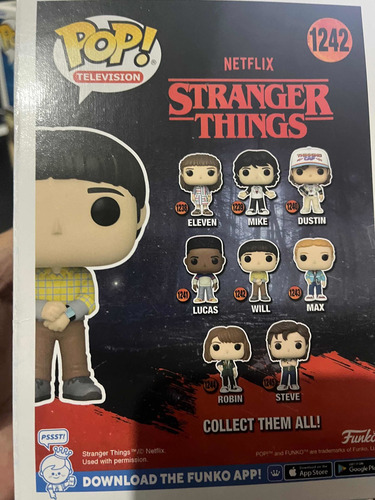 Funko Pop! Stranger Things 4ª Temporada: Will #1242
