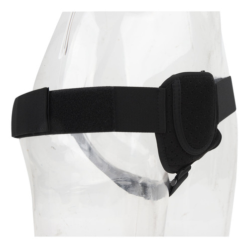 Cinturón De Hernia Ajustable Negro Negro Con Descompresión D