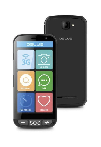 Imagen 3 de 3 de Tecnolab Senior Phone TL106 Dual SIM 8 GB negro 1 GB RAM