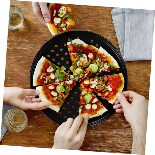 Panqueques Plato De Pizza Hornear Pizza Bandeja Para Horno