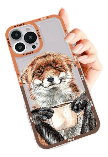 Funda De Teléfono Anime Fox Para iPhone 11, 12, 13, 14 Mini