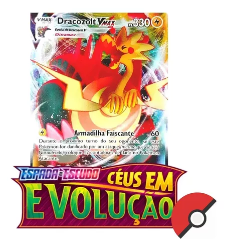 Carta Pokémon Ultra Rara C/ Muita Vida Hp Alto Vmax + Brinde