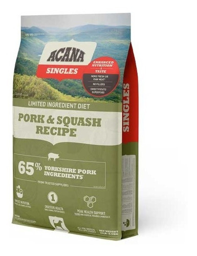 Alimento Para Perros Acana Pork And Squash 11 Kg Pethome