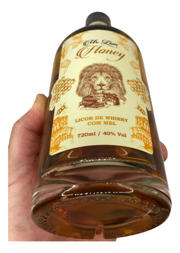 Mr Lion Honey Whisky Md Chefe Sem Tubo Sem Medalha Original