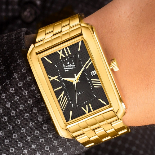 Relógio Masculino Dumont Dourado Du2115br/4p
