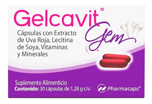 Gelcavit Gem Con 30 Cápsulas Pharmacaps