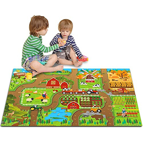 Oriate Kids Toy Dream Mat Happy Farm Activity Playmat, Alfom