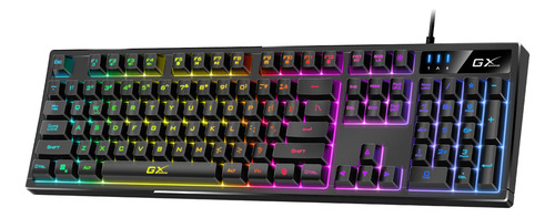 Teclado Gamer Genius Gx Scorpion K7 Usb Rgb Español Negro Español Latinoamérica