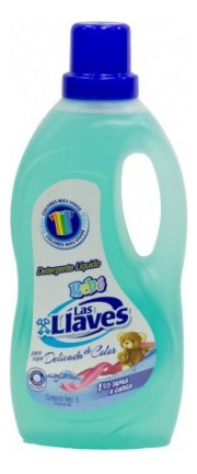 Detergente Liquido Para Ropa Las Llaves Bebe 1l
