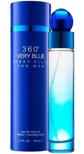 Perfume 360° Very Blue Perry Ellis Caballero 100ml Original