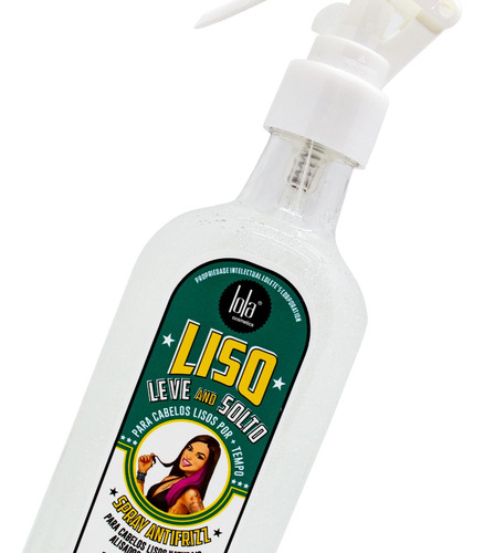 Lola Liso Leve E Solto Spray Antifrizz Cabello Alisado 200ml