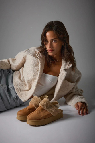 Pantuflas Pantu Invierno Mujer Con Peluche