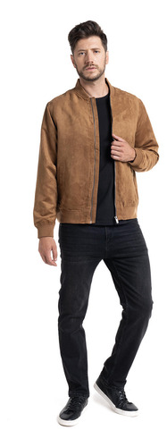 Chaqueta Bomber Suede Cáceres