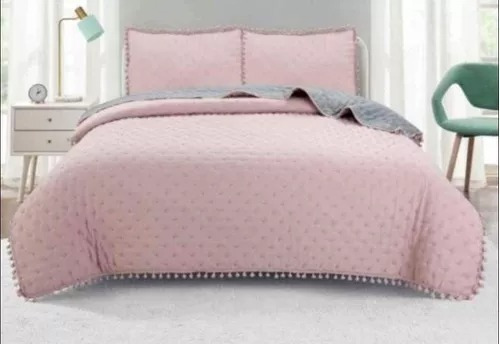 Cubrecama  De Verano  Quilt De Pom Pom Teng Fey King Plaza