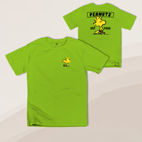 Playera Snoopy Peanuts 07 Woodstock Emilio Infantil Unisex