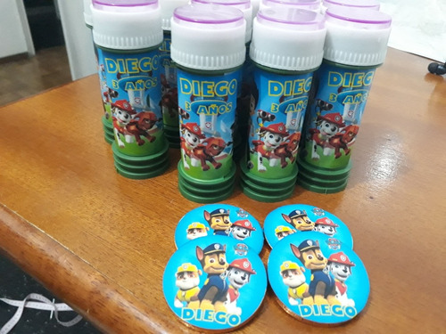 Imagen 2 de 11 de Burbujeros Personalizados X 10 Unidades Para Sorpresitas!