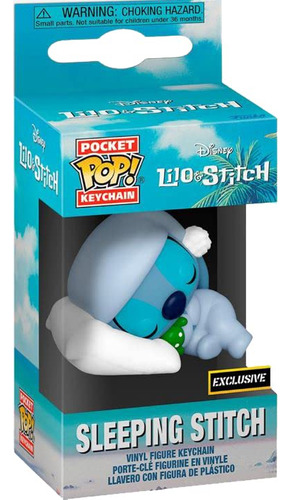 ¡pocket Pop! Llavero Funko Disney Lilo & Stitch Sleeping St