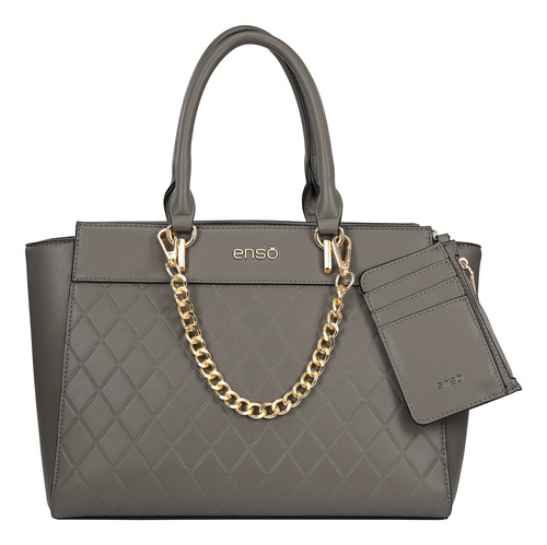 Bolsa Tote Enso Mujer Eb244211ttgr Gris