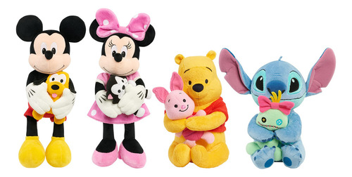 Disney Classic Just Play - Brinquedo de pelúcia Mickey Mouse e Pluto colorido multicolorido