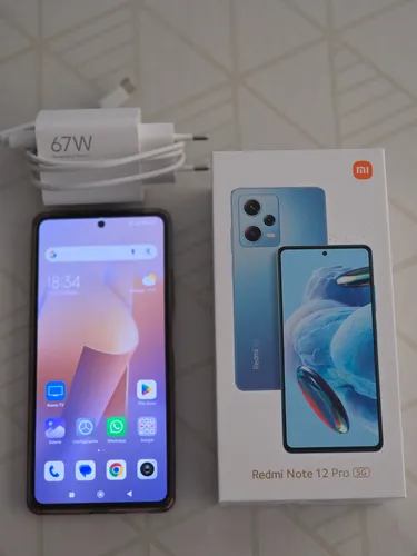 Celular Xiaomi Redmi Note 12 Pro Azul Acero