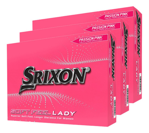 Pelotas De Golf Srixon Soft Feel Lady Promoción 3x2 Doc