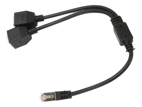 Cable Divisor Ethernet Rj45 De 1 A 2 Puertos Hembra Estable