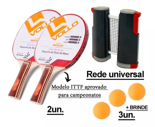 Rede Ping Pong Tênis De Mesa Com Suporte Profissional Vollo em Promoção na  Americanas