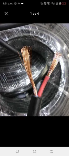 Cable Encauchetado Económico 2x10 Rollo Por 20 Metros